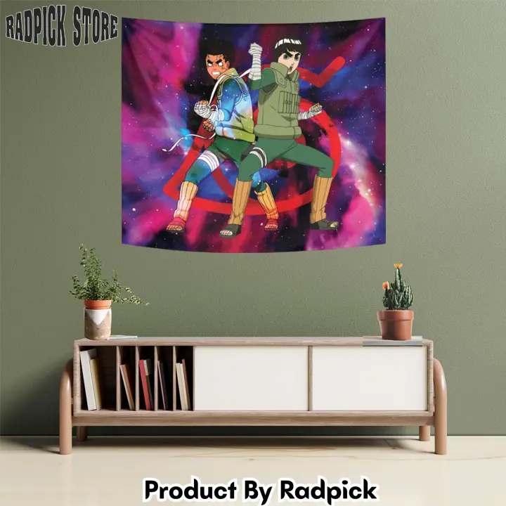 Rock lee tapestry custom galaxy anime wall decor  rp5942883